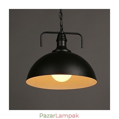 Észak-amerikai vidéki ipari félköríves divatos kovácsoltvas egyfejű csepplámpa