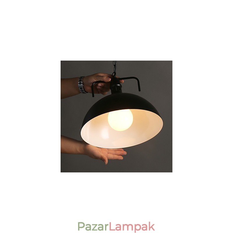 Észak-amerikai vidéki ipari félköríves divatos kovácsoltvas egyfejű csepplámpa