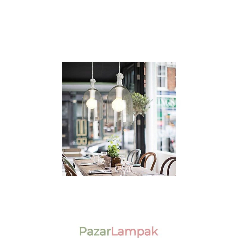 A Cartoon Dog Droplight Taipei Rural Glass Individuality Kreatív kis csepplámpás lámpa