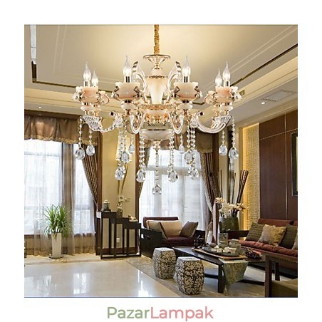 Egyszerű európai luxus Type Gold Jade cinkötvözet lámpa Egyszerű európai luxus Type Gold Jade cinkötvözet lámpa