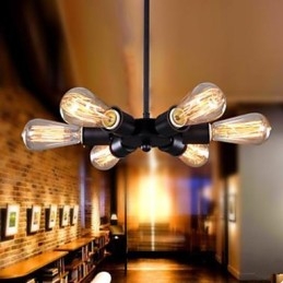 American Country Industrial Wind Hatfejű óriáskerék Droplight