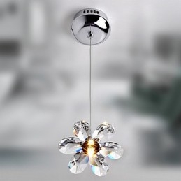 Modern, modern kristály mini stílusú, galvanizált függőlámpa