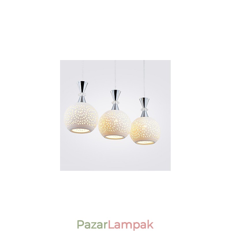 3 fejes függőlámpa Modern kortárs fém