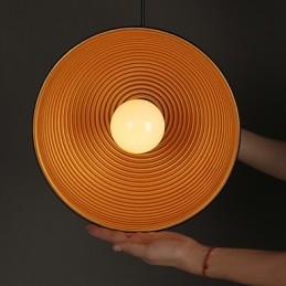 Kreatív lámpa, kerek kéményes csepplámpa Kovácsoltvas karakteres ételek csillár fekete-fehér