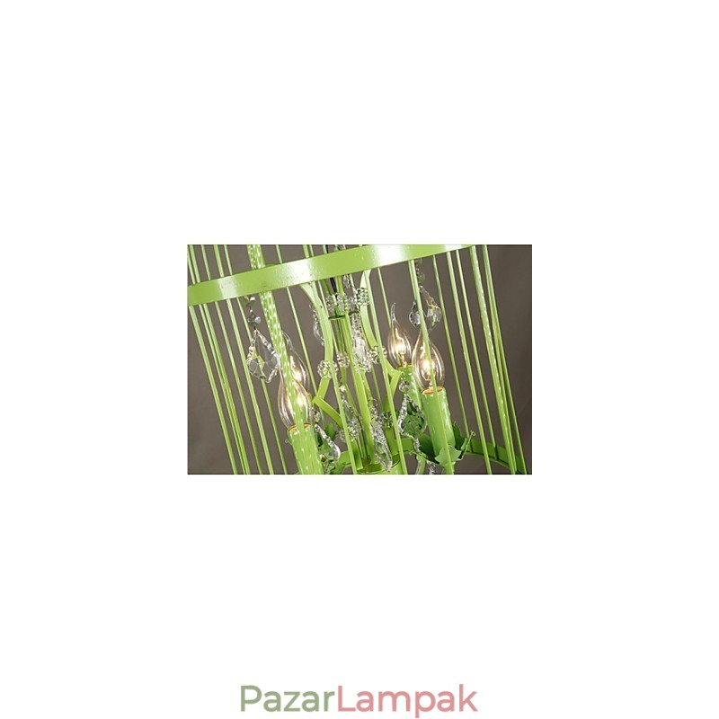 Vintage vasketrec lépcsőházi lámpa csillár kristály
