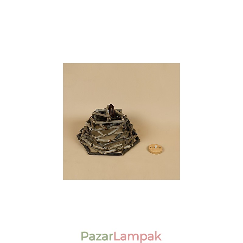 Retro klasszikus fa mennyezeti lámpák Egyszerű függőlámpák Cafe függőlámpa