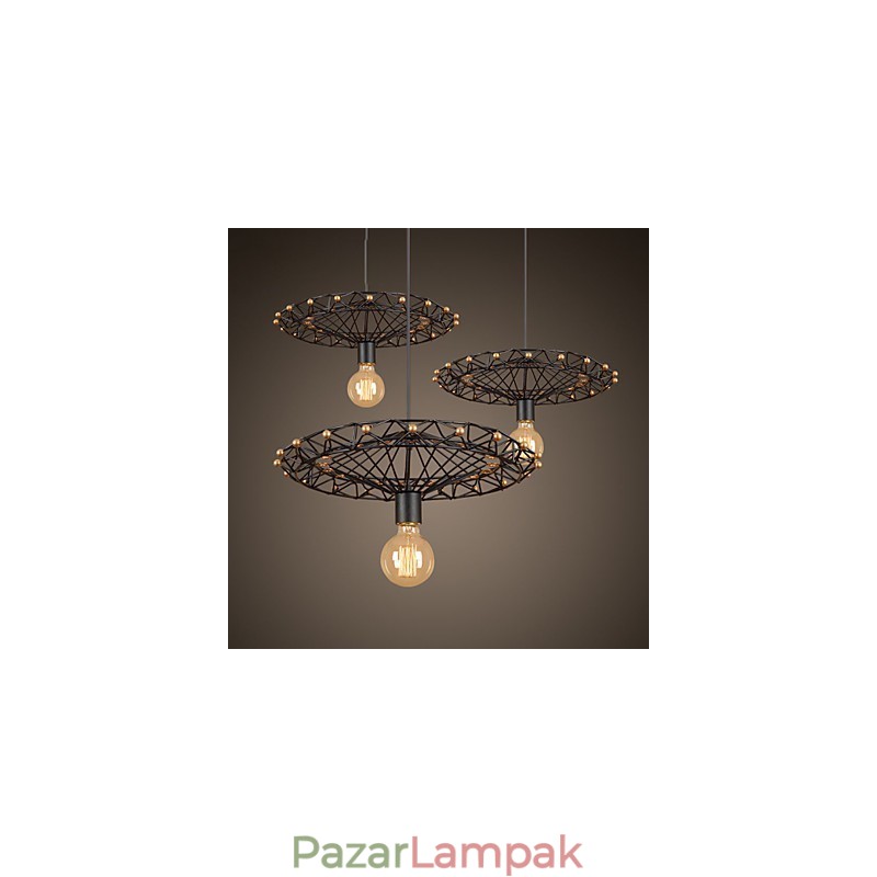 Retro klasszikus fém mennyezeti lámpák Egyszerű függőlámpák Cafe függőlámpa