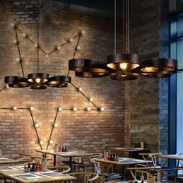 Retro klasszikus fém mennyezeti lámpák Egyszerű függőlámpák Cafe függőlámpa