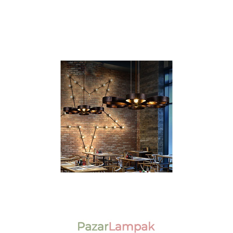 Retro klasszikus fém mennyezeti lámpák Egyszerű függőlámpák Cafe függőlámpa