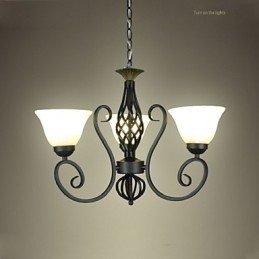 Jane The Chandelier szerződtetett Kovácsoltvas Kreatív európai stílusú dekoratív világító lámpák