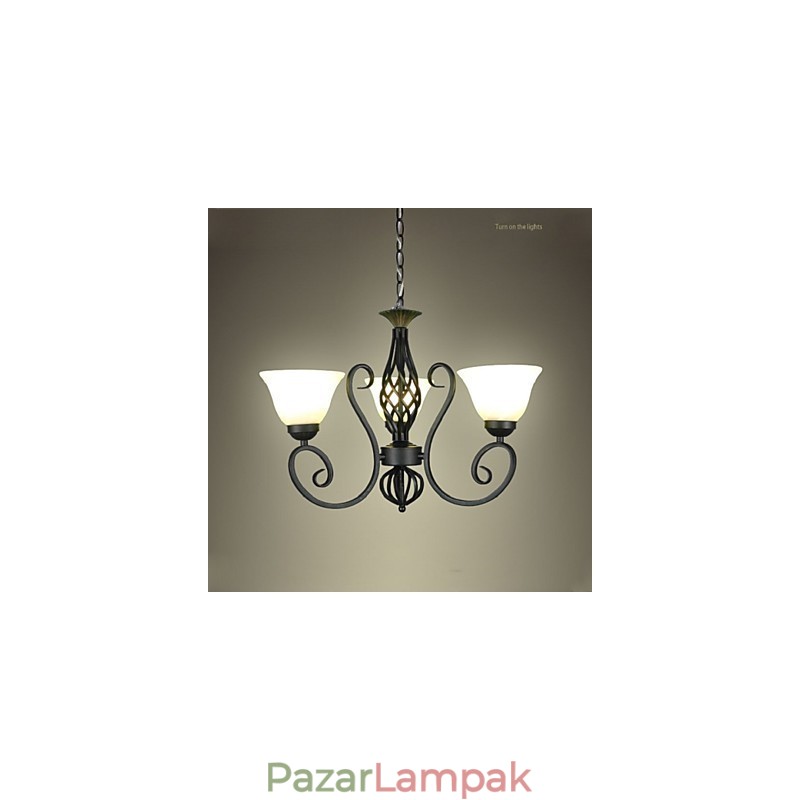 Jane The Chandelier szerződtetett Kovácsoltvas Kreatív európai stílusú dekoratív világító lámpák