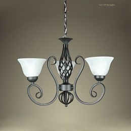 Jane The Chandelier szerződtetett Kovácsoltvas Kreatív európai stílusú dekoratív világító lámpák