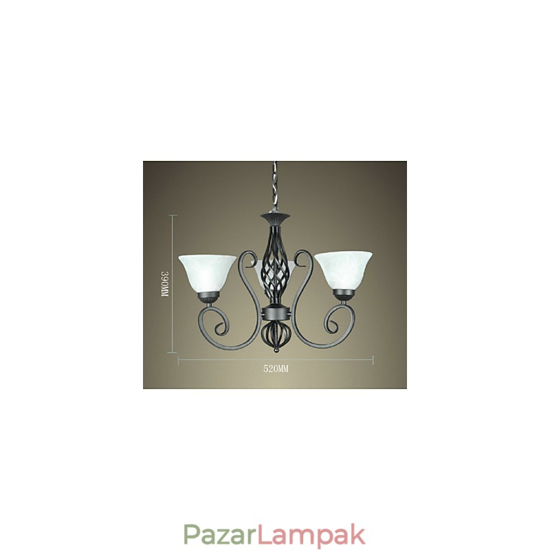 Jane The Chandelier szerződtetett Kovácsoltvas Kreatív európai stílusú dekoratív világító lámpák