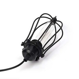 Apró ketrecek droplight Edison ételek függőlámpája a helyreállítási módok fényében Chandelier cafe