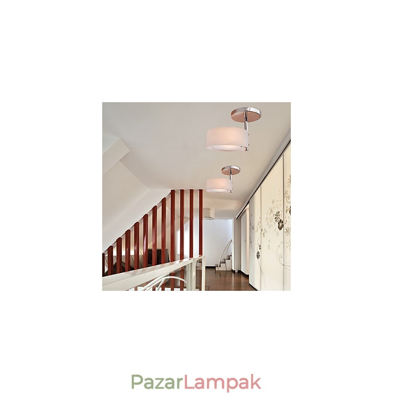 Modern, modern mini stílusú króm fémcsillár süllyesztett garázs