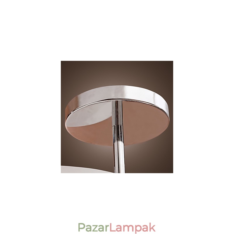 Modern, modern mini stílusú króm fémcsillár süllyesztett garázs