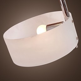 Modern, modern mini stílusú króm fémcsillár süllyesztett garázs