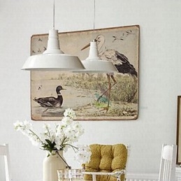 Loft stílusú, ősi módszereket helyreállító Art Studio ipari egyfejű függőlámpa