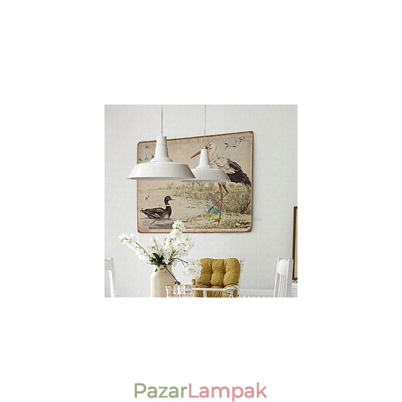 Loft stílusú, ősi módszereket helyreállító Art Studio ipari egyfejű függőlámpa