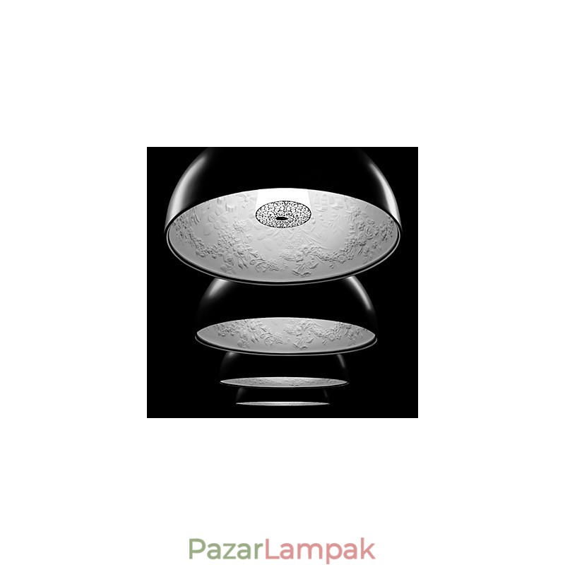 Modern, kortárs, mini stílusú festményes függőlámpa