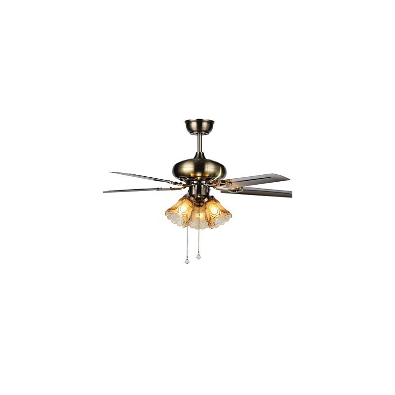 Mennyezeti ventilátorok Luxe Eco modern mennyezeti ventilátor könnyű 42 hüvelykes lapátokkal szálcsiszolt acél felülettel