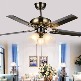 Mennyezeti ventilátorok Luxe Eco modern mennyezeti ventilátor könnyű 42 hüvelykes lapátokkal szálcsiszolt acél felülettel