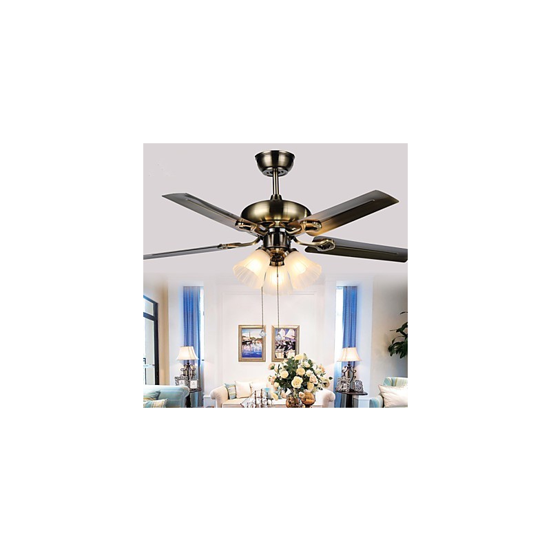 Mennyezeti ventilátorok Luxe Eco modern mennyezeti ventilátor könnyű 42 hüvelykes lapátokkal szálcsiszolt acél felülettel