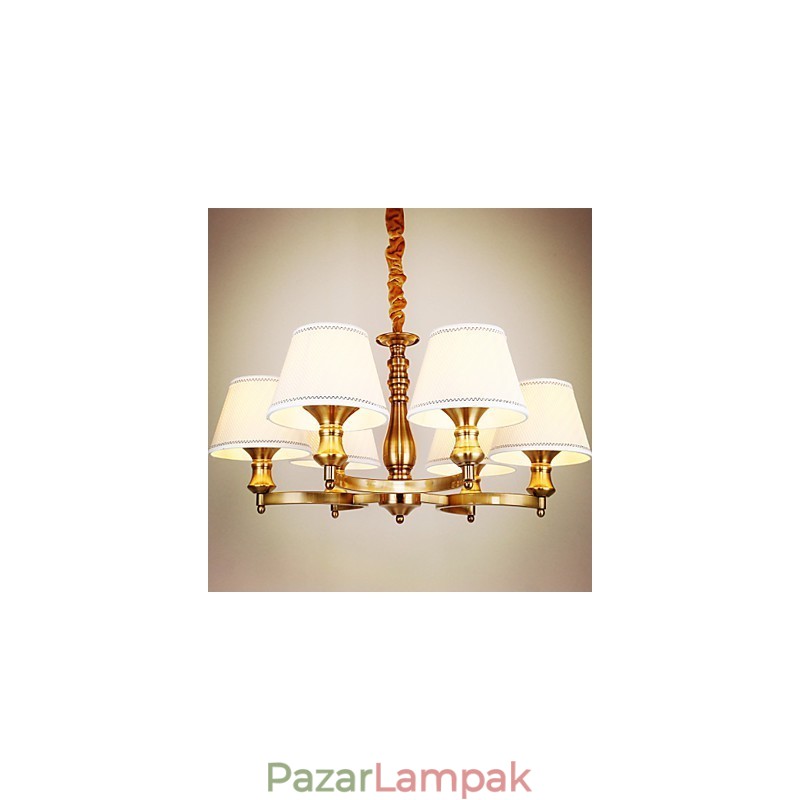 Rusztikus Lodge Vintage mini stílusú galvanizált fém csillár