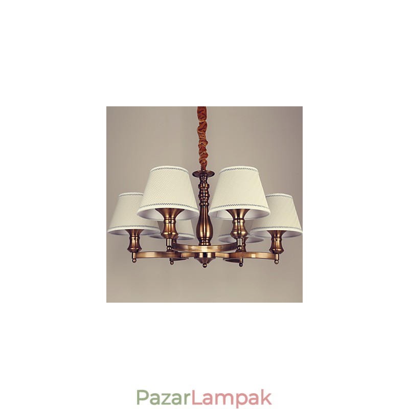Rusztikus Lodge Vintage mini stílusú galvanizált fém csillár