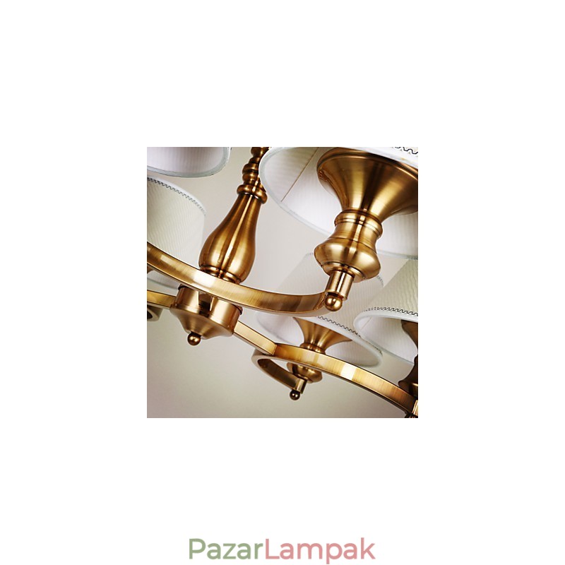 Rusztikus Lodge Vintage mini stílusú galvanizált fém csillár