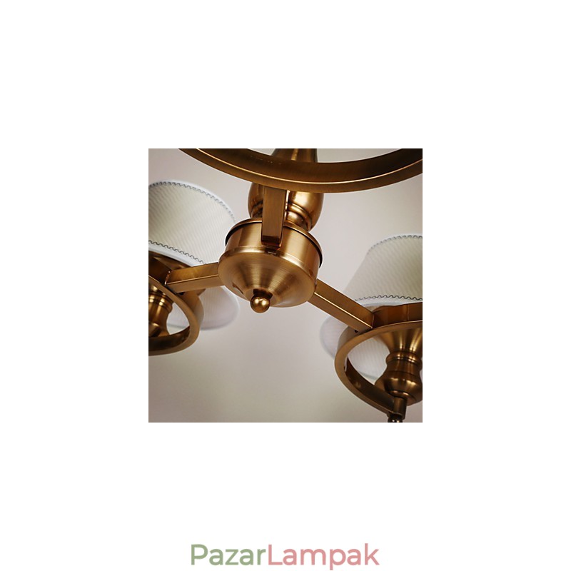 Rusztikus Lodge Vintage mini stílusú galvanizált fém csillár