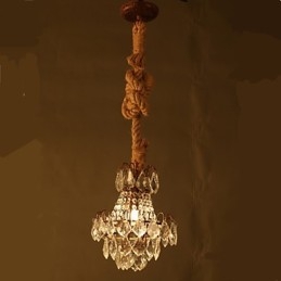 Retro lounge Kender ipari szélutánzat kristálycsillár