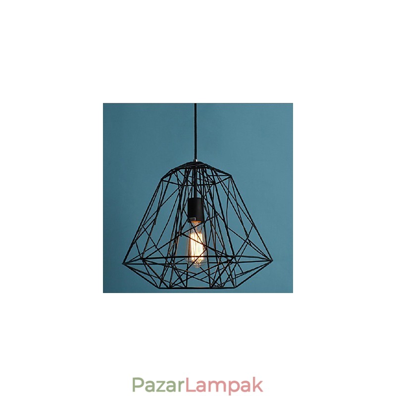 Vintage Retro festmény fém függőlámpa Garázs
