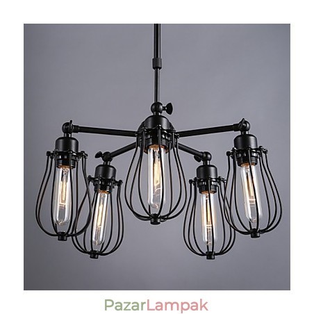 Retro klasszikus fém mennyezeti lámpák Egyszerű függőlámpák Cafe függőlámpa