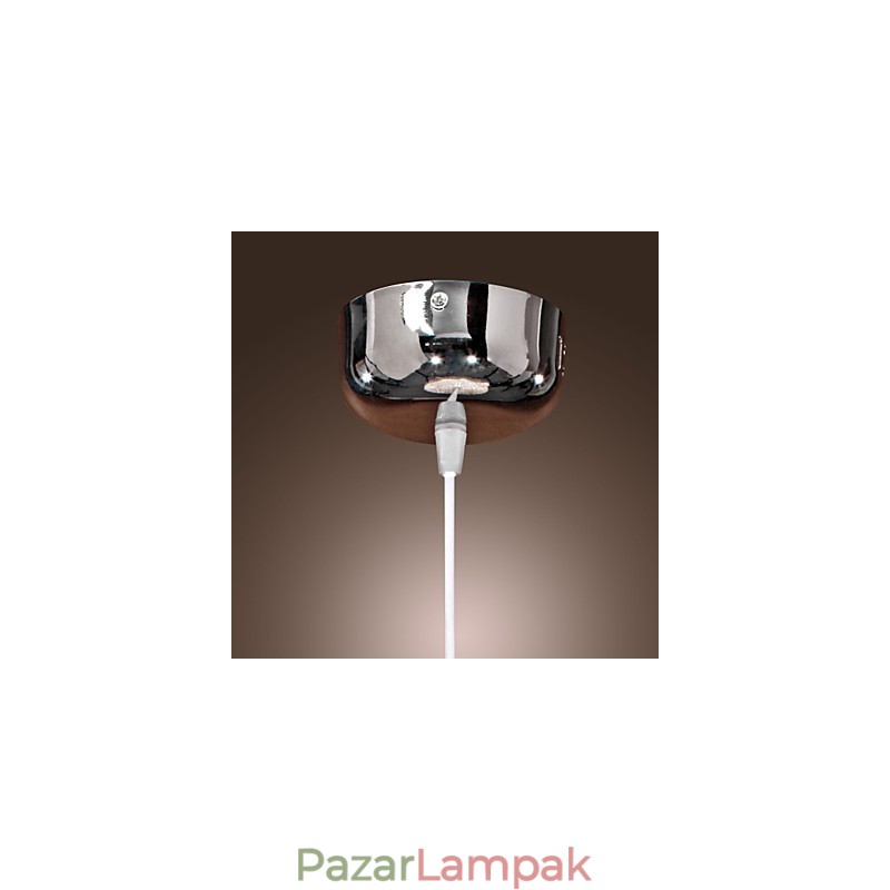 Modern modern Globe mini stílusú króm függőlámpa