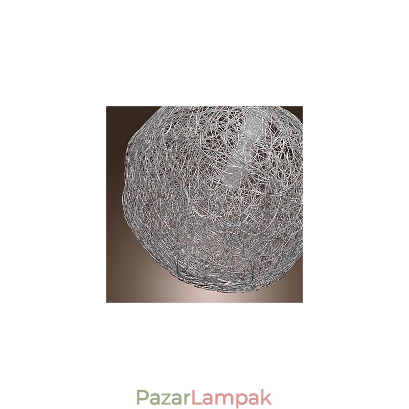Modern modern Globe mini stílusú króm függőlámpa