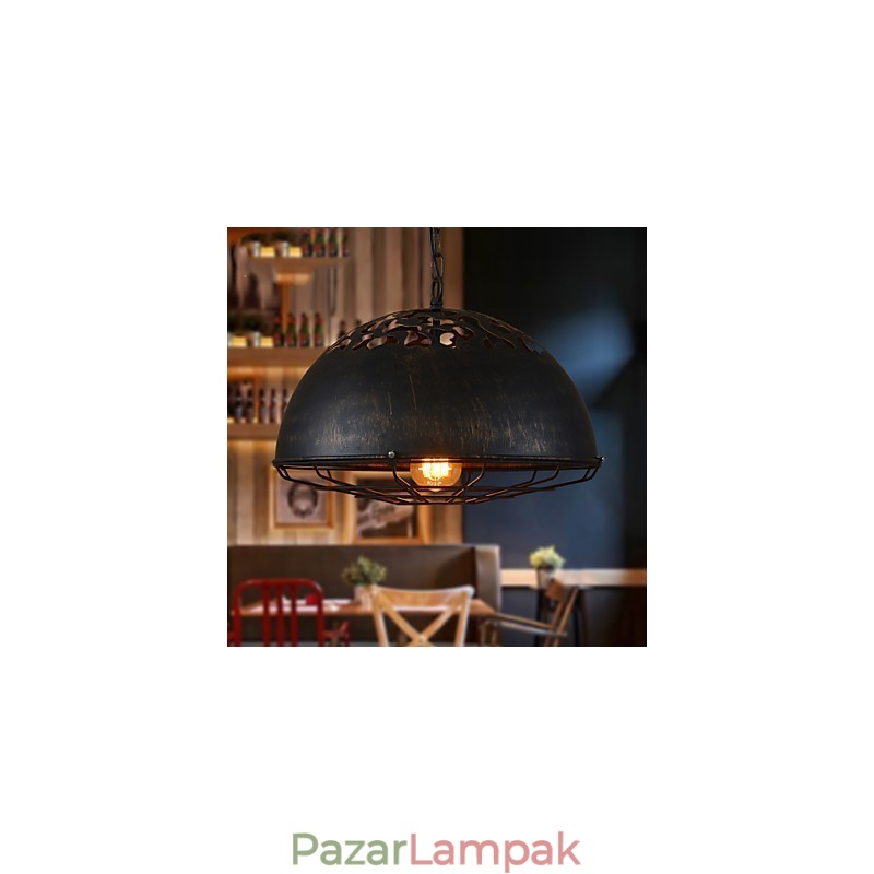 Retro klasszikus fém mennyezeti lámpák Egyszerű függőlámpák Cafe függőlámpa