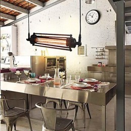 Loft Retro csillár függőlámpa Klasszikus vintage lámpa Country Metal Light