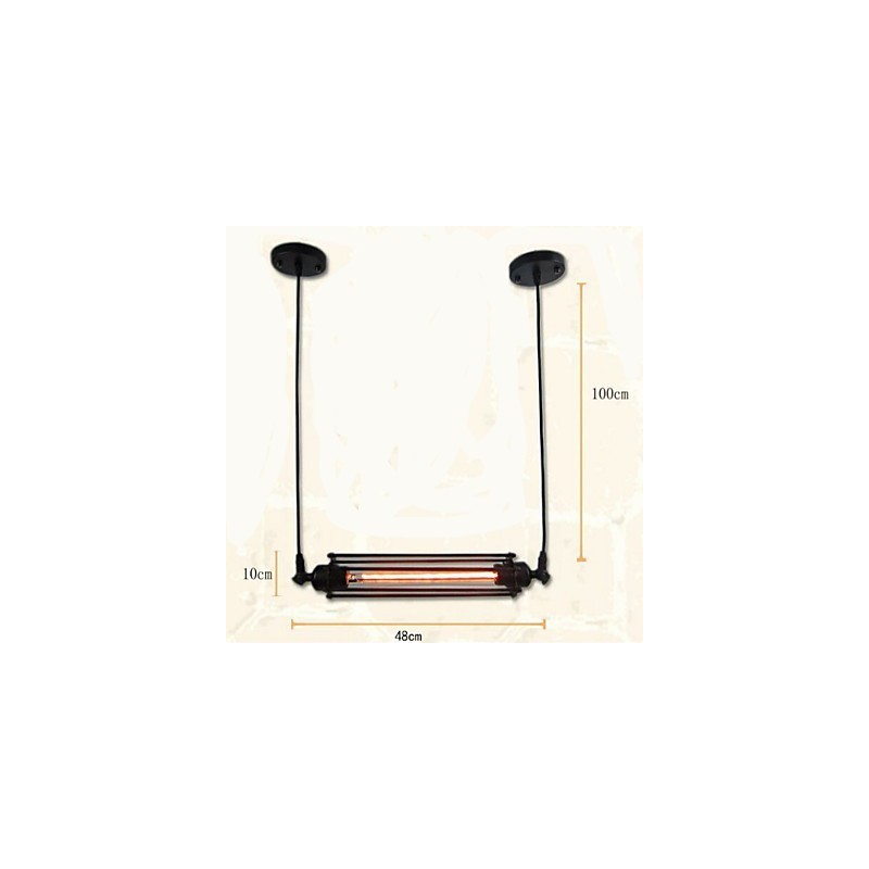 Loft Retro csillár függőlámpa Klasszikus vintage lámpa Country Metal Light