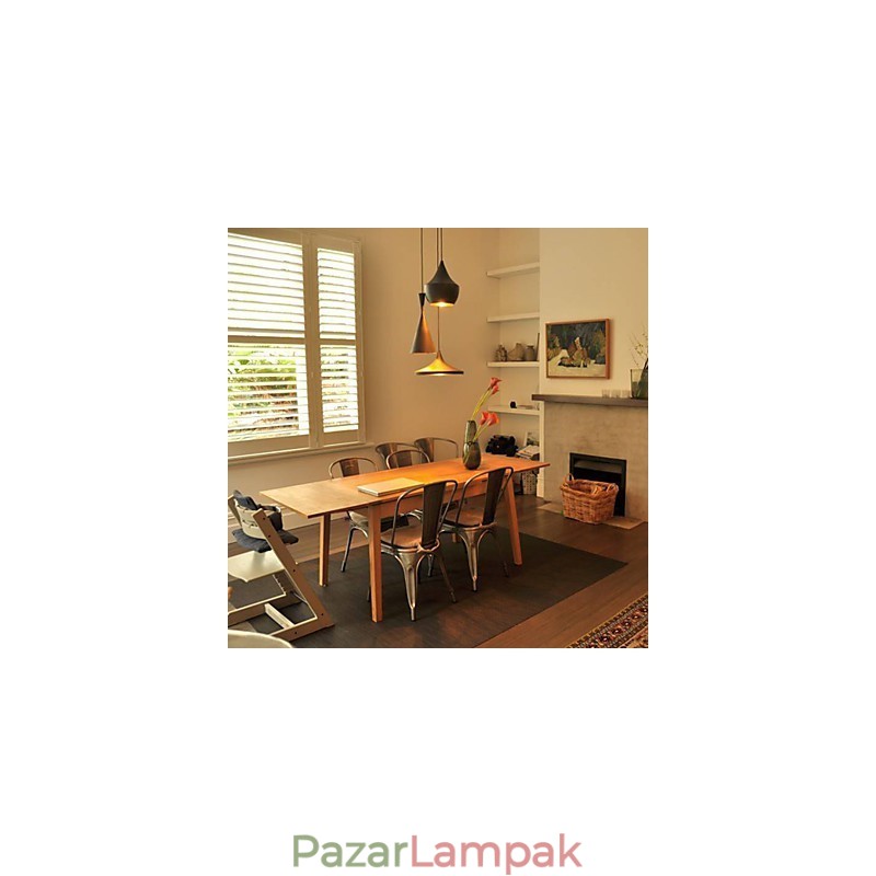 Mini stílusú festmény fém függőlámpa