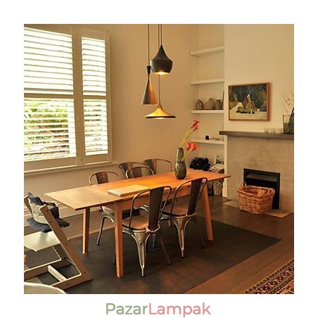 Mini stílusú festmény fém függőlámpa