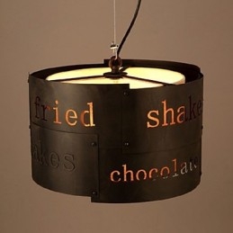 LOFT Modern Fashion Nordic Art kreatív szövet függőlámpa Cafe lámpa függőlámpa átmérő 35cm
