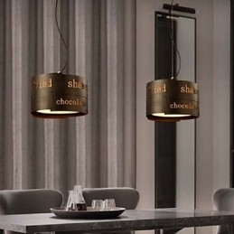 LOFT Modern Fashion Nordic Art kreatív szövet függőlámpa Cafe lámpa függőlámpa átmérő 35cm