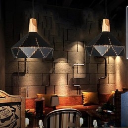 Retro klasszikus fém mennyezeti lámpák Egyszerű függőlámpák Cafe függőlámpa