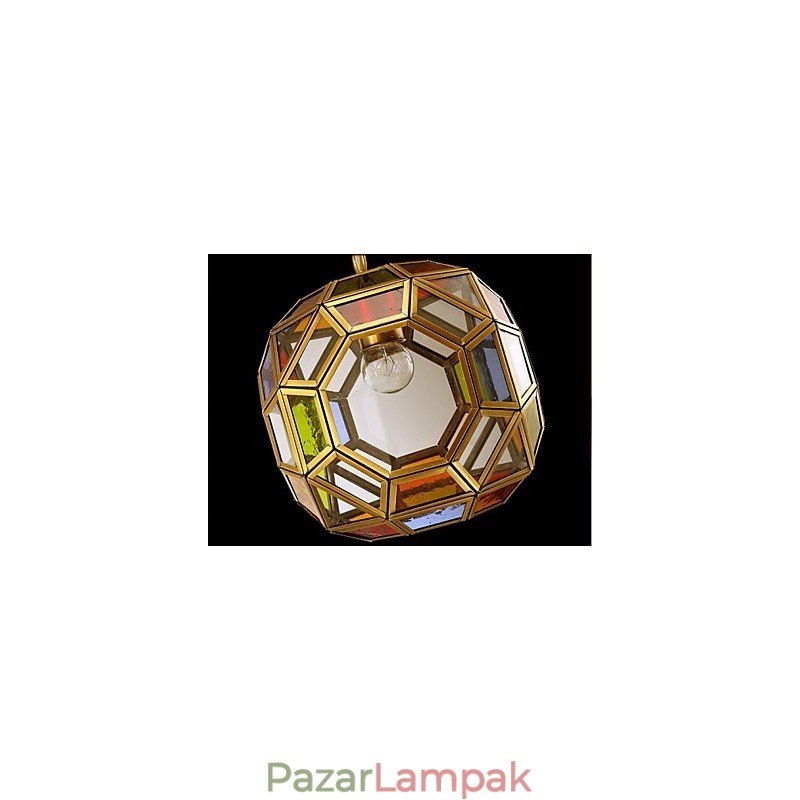 Veranda lámpa lámpák Erkély lámpa egzotikus kis réz csillár