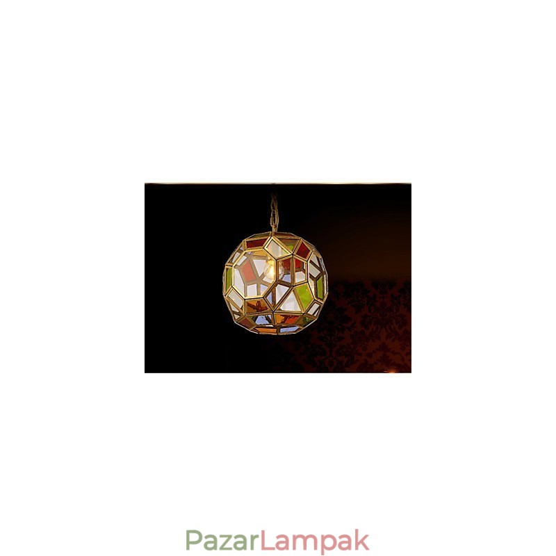 Veranda lámpa lámpák Erkély lámpa egzotikus kis réz csillár