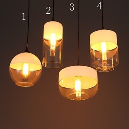 A Nordic Creative Stair Shop Art Kovácsoltvas üvegcsillár lámpája