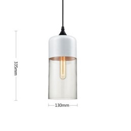 A Nordic Creative Stair Shop Art Kovácsoltvas üvegcsillár lámpája