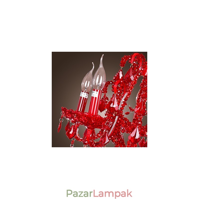 Modern modern kristály króm fém csillár