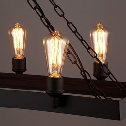 Modern Retro Loft csillár Amerikai Country csillár Kreatív ipari kávézói lámpa lámpák